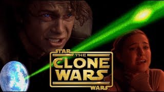 Anakins Future Vader Vision  Live Action  The Clone Wars Edit [upl. by Fiden]