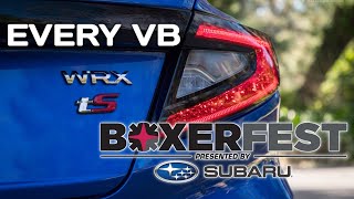 Every VB WRX Build  Boxerfest 2024 [upl. by Arakahs953]