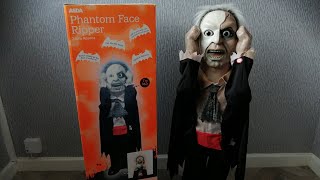 PHANTOM FACE RIPPER Animated Halloween Prop ASDA 2009 [upl. by Ynos659]