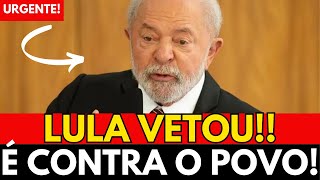 EITA VETO DO PRESIDENTE ASSUST0U TODO MUNDO [upl. by Aron]