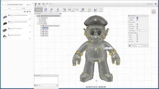 Remake and Fusion 360  Test  How to Convert a stl file of Mario to a Solid Tspline Body [upl. by Retswerb459]