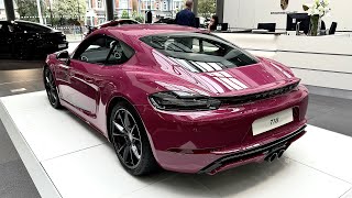 2024 Porsche 718 Cayman T  Interior and Exterior Review 4K [upl. by Hsuk]