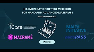 Harmonisation of test methods for nano amp advanced materials  PART 1 [upl. by Maltz]