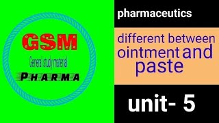 different between ointment and paste 🤔🤔 [upl. by Irene]