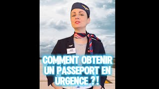 Comment obtenir un passeport en urgence [upl. by Hasile736]