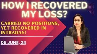 How I recovered my option trading loss of yesterday in todays session [upl. by Orofselet]