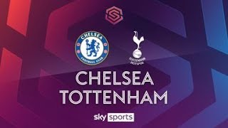 WSL 202324  Chelsea v Tottenham 01102023 [upl. by Scrogan]