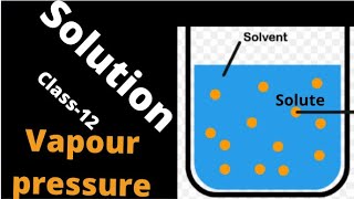 Class12 Solution 03 vapour pressure of two volatile liquids and raoult’s law [upl. by Aurie]