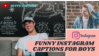 Funny Captions For Boys  Funny Instagram Captions For Boys  Funny Instagram Captions [upl. by Nap]