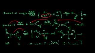 Mercuric Catalyzed Hydration of Alkynes [upl. by Leonhard526]