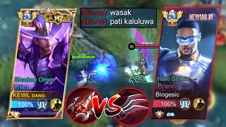 GLOBAL CLINT VS TOP 1 GLOBAL BRUNO🔥 WHO IS THE STRONGEST MARKSMAN  CLINT BEST BUILD 2023 [upl. by Arriec684]