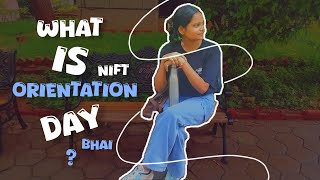 WHAT HAPPENED IN ORIENTATION DAY 🫣 AT NIFT missionnift nift niftentranceexam2025 education art [upl. by Arreic208]