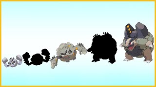 What if Pokemon had more Evolution Stages Alolan Geodude  Graveler  Golem [upl. by Emanuele]