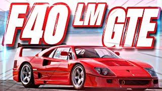 FERRARI F40 LM  GT  GTE Todas sus VERSIONES de COMPETICIÓN [upl. by Ambrogio]