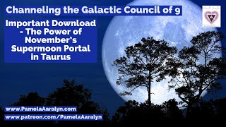 Channeling the Galactic Council of 9 Important Download Novembers Supermoon Portal in Taurus [upl. by Kaiulani]