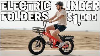 2024 Best Folding EBikes Under 1000 [upl. by Cassady]