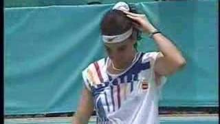 Arantxa Sanchez Vicario vs Kimiko Date 96 Oly QF part 17 [upl. by Airdnaxela]