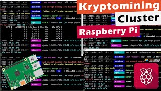 Raspberry Pi Kryptomining Cluster  Ich werde Reich  NICHT [upl. by Eirb]