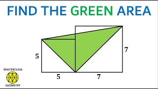 area right triangle  square  pythagorean theorem  geometry problems  Masterclass Geometry [upl. by Noirrad956]