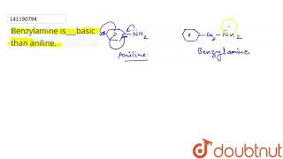 Benzylamine isbasic than aniline  CLASS 12  ORGANIC COMPOUNDS CONTAINING NITROGEN  CHEMIS [upl. by Aital]