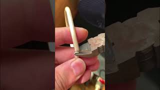 Wow heres how to make a popular silver bracelet 🔥🔨 gold viral jewellry Reels jewelry video [upl. by Nylla935]