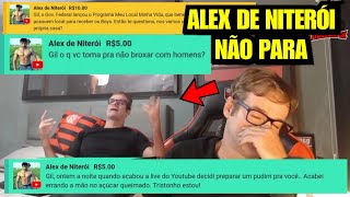 PARTE 15 ALEX DE NITERÓI DEIXOU O FERNANDO GIL MALUCO AO VIVO  CORTES DO FERNANDO GIL fernandogil [upl. by Accem]