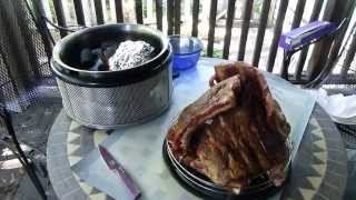 BBQ Pork Ribs on the Cobb Grill [upl. by Aisauqal]