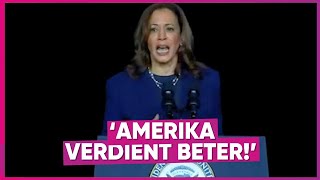 Kamala Harris sloopt Trump na racistische uitlatingen [upl. by Stoneham]