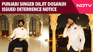 Diljit Dosanjh News  quotNo Promoting Drugsquot Diljit Dosanjh Gets Notice Ahead Of Hyderabad Concert [upl. by Inigo]