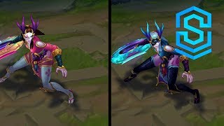 Blood Moon Sivir Chroma Skins [upl. by Nrev]