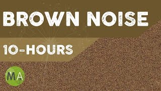 10Hours of Brown Noise for Sleep Relaxation Blocking out Distracting Noises Tinnitus [upl. by Notyrb]