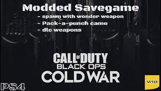 𝗦𝗵𝗼𝘄𝗰𝗮𝘀𝗲 Call of Duty Cold War  Modded Classes Zombies PS4 [upl. by Noelc749]