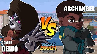 Comitê  Denjó Ximena vs Archangel Brandon [upl. by Nosnej980]