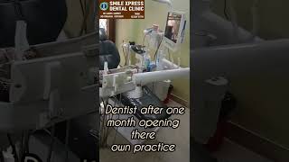 Dentist after one month opening there own practice smiledelhithedentalclinic teethwhitening care [upl. by Estey]