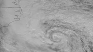 Hurricane Sandy Timelapse satellite animation [upl. by Dorehs833]