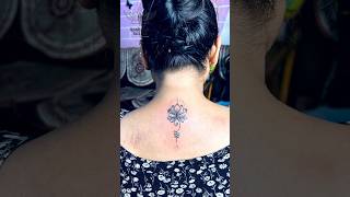 Lotus Tattoo  Mandala Lotus Tattoo for Women  Back Tattoo  Madala Tattoo  Flower Tattoo [upl. by Redd361]