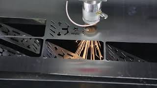 How 200w fiber laser cutting machine works [upl. by Arymat327]