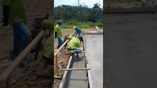 Concrete flooring outdoor construction shotrs [upl. by Svetlana]