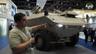 IDEX 2019 Wahash 8x8 amphibious armored vehicle IFV Calidus UAE defense industry [upl. by Aicsila]