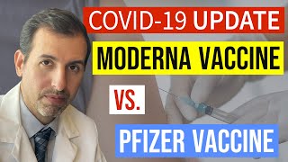 Coronavirus Update 117 Moderna vs Pfizer COVID 19 Vaccine mRNA vaccines [upl. by Klockau941]