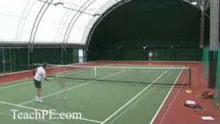 Tennis Drill  Cross Court Passing Shot [upl. by Akimet]