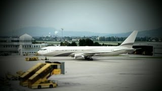 Roman Abramovic Enterprises Boeing 76733AER P4MES  Abflug am Salzburg Airport Full HD [upl. by Attenad]