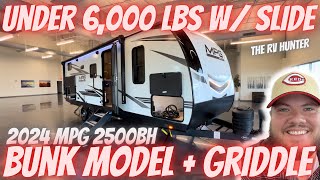 Bunk Model Travel Trailer under 6000 lbs  2024 MPG 2500BH [upl. by Matlick]