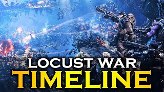 The FULL Locust War TIMELINE in Gears of War Lore [upl. by Ainedrag]