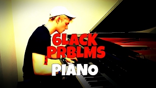 6LACK  PRBLMS  Tishler Piano Cover [upl. by Dibri]