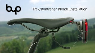 Bup Labs TrekBontrager Blendr Mount for Garmin and GoPro Installation [upl. by Cassi532]