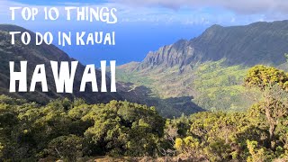 TOP 5 THINGS TO DO IN KAUAI HAWAII [upl. by Cowley534]