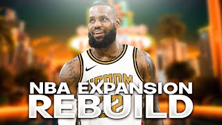 I Added 4 NBA Expansion Teams NBA 2K24 [upl. by Booth]