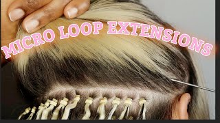 Micro Ring Hair Extensions For Thin Hair [upl. by Chapnick]