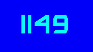 Colorful Numbers 1 to 10000 10 Fonts [upl. by Reifnnej]